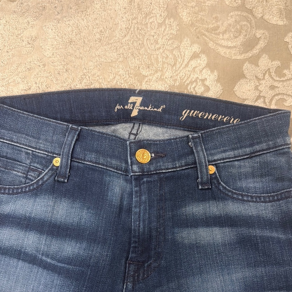7 For All Mankind Women's Blue Jeans